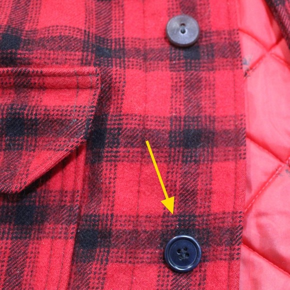 Woolrich Vintage Mackinaw  Wool Cruiser Jacket Size 46 - Picture 10 of 16